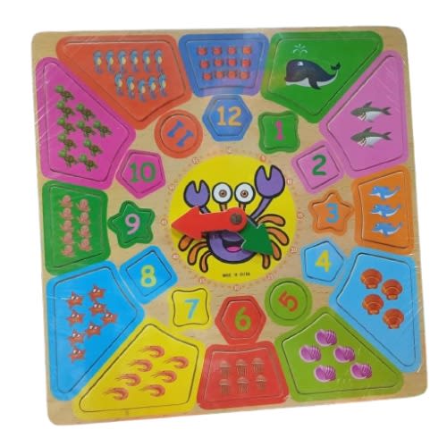 Colorful Teaching And Learning Clock For Kids