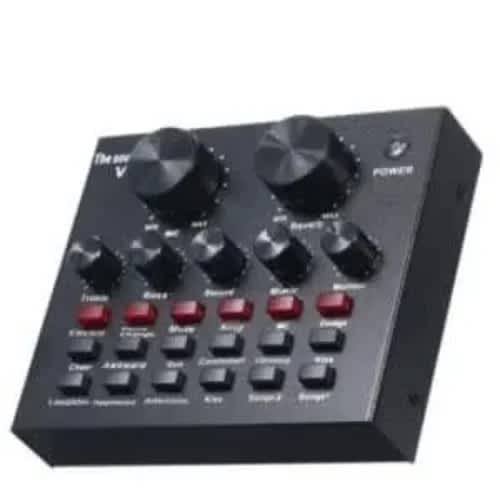 V8 Audio Usb External Sound Card - Live Show Soundcard