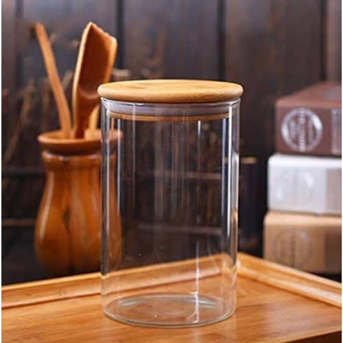 Borosilicate Plastic Preserving Jar With Lid - Medium - 1 Piece