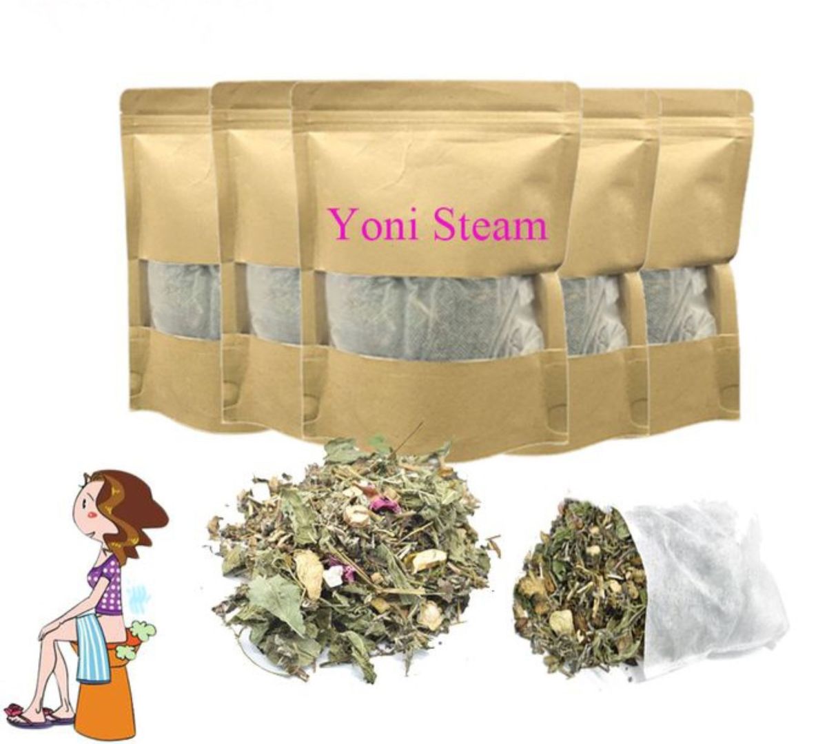 Vaginal Yoni Steaming,VAGINAL WOMB FUMIGATION Herbs 5parks