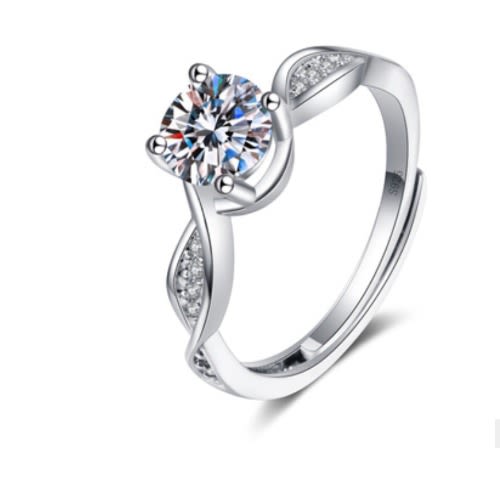 Adjustable Engagement Wedding Ring-with Gift Box