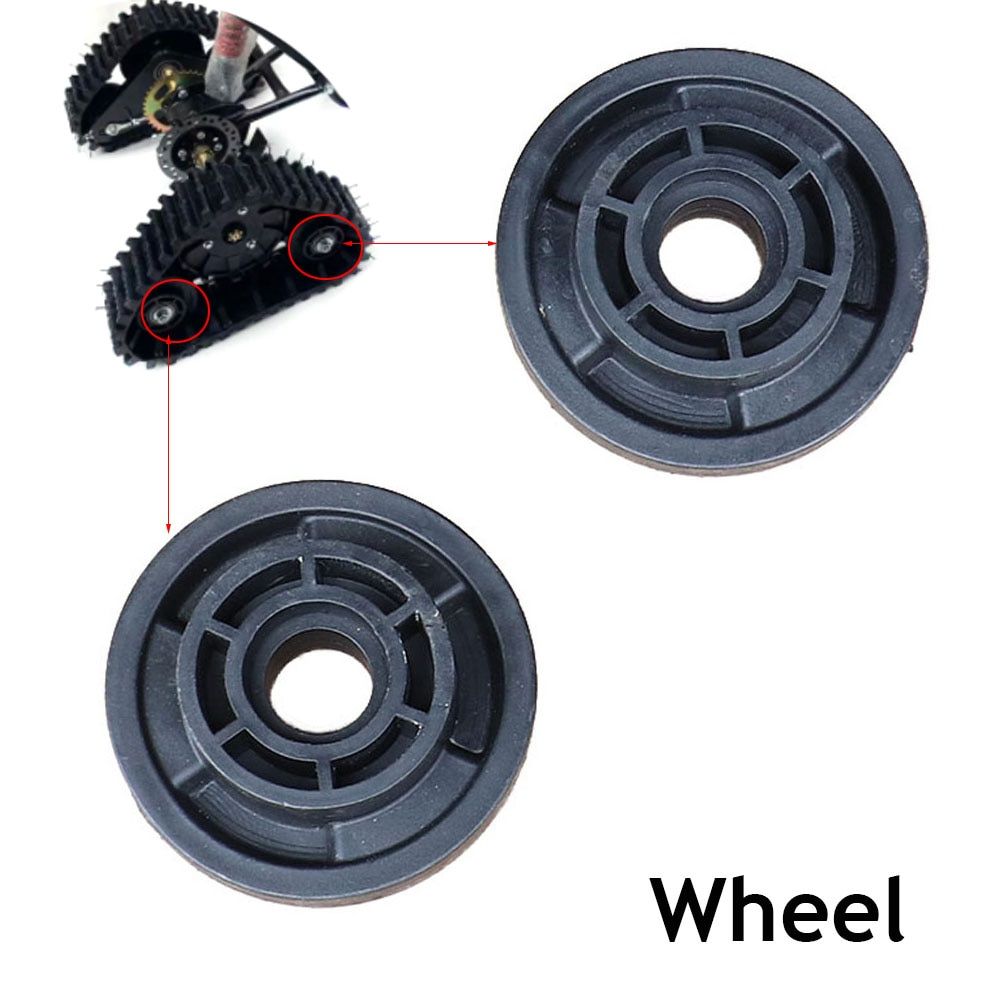1 Pair Rubber Drive Plastic Idler Wheel For ATV UTV BUGGY GO KARTING Track System