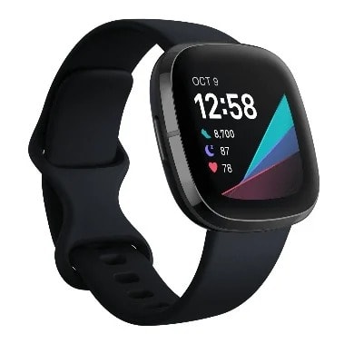 Sense Smartwatch - Carbon - Graphite Stainless Steel