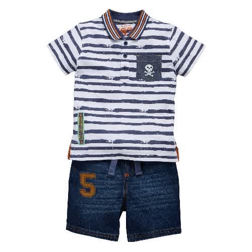 Ladybird Denim Shorts Set