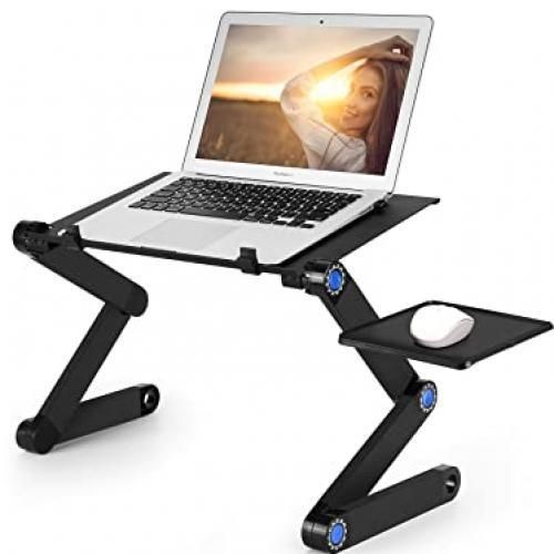 Adjustable Folding Laptop Stand With Cooling Fan