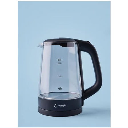 Electric Kettle Glass - 1.7L - 2200W - Black/clear