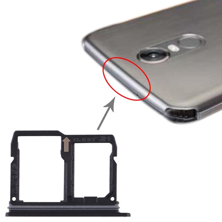Nano SIM Card Tray + Micro SD Card Tray For LG Stylo 4