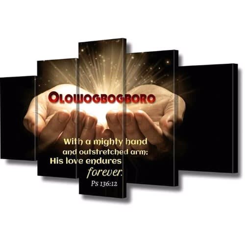 Olowogbogboro 5panels Canvas