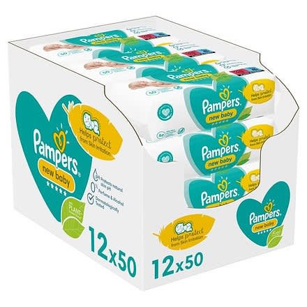 New Baby Sensitive Baby Wipes - 12 X 50 Per Pack - 600pcs