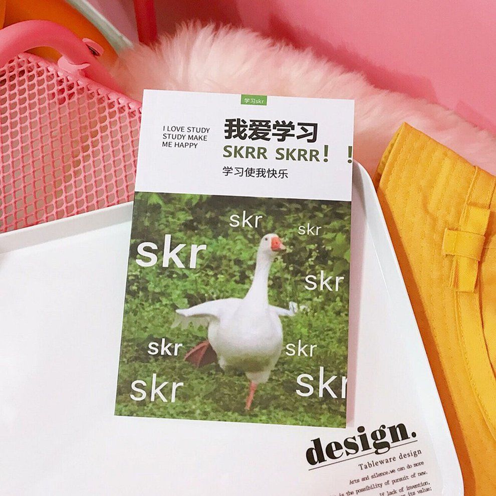 TB Funny Cartoon Design Home School Office Students Diary Notebook School Book