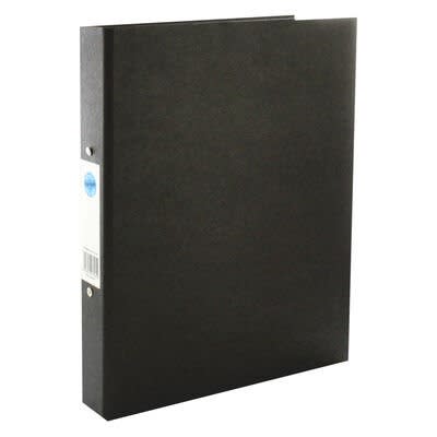 A4 Black Ring Binder, Black