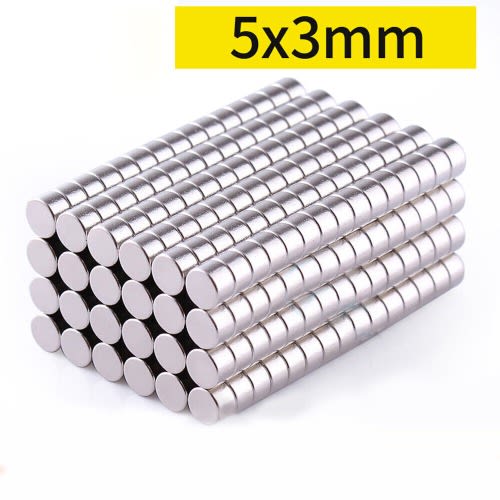Neodymium Magnets - 100pcs - 5mm By 3mm