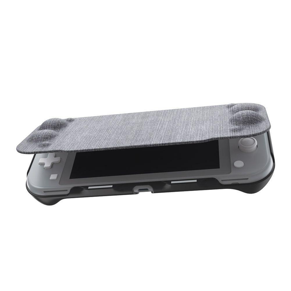 For Nintendo Switch Lite Flip Cover Slim Shell Protective Case Ergonomic Handle Grip Holder Playstand For NS Lite Mini Console