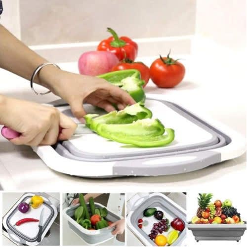 3-in-1 Multi-purpose Foldable Cutting & Chopping Board