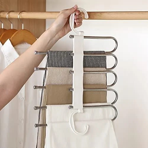 5 In 1 Layers Stainless Steel Heavy Duty Hangers