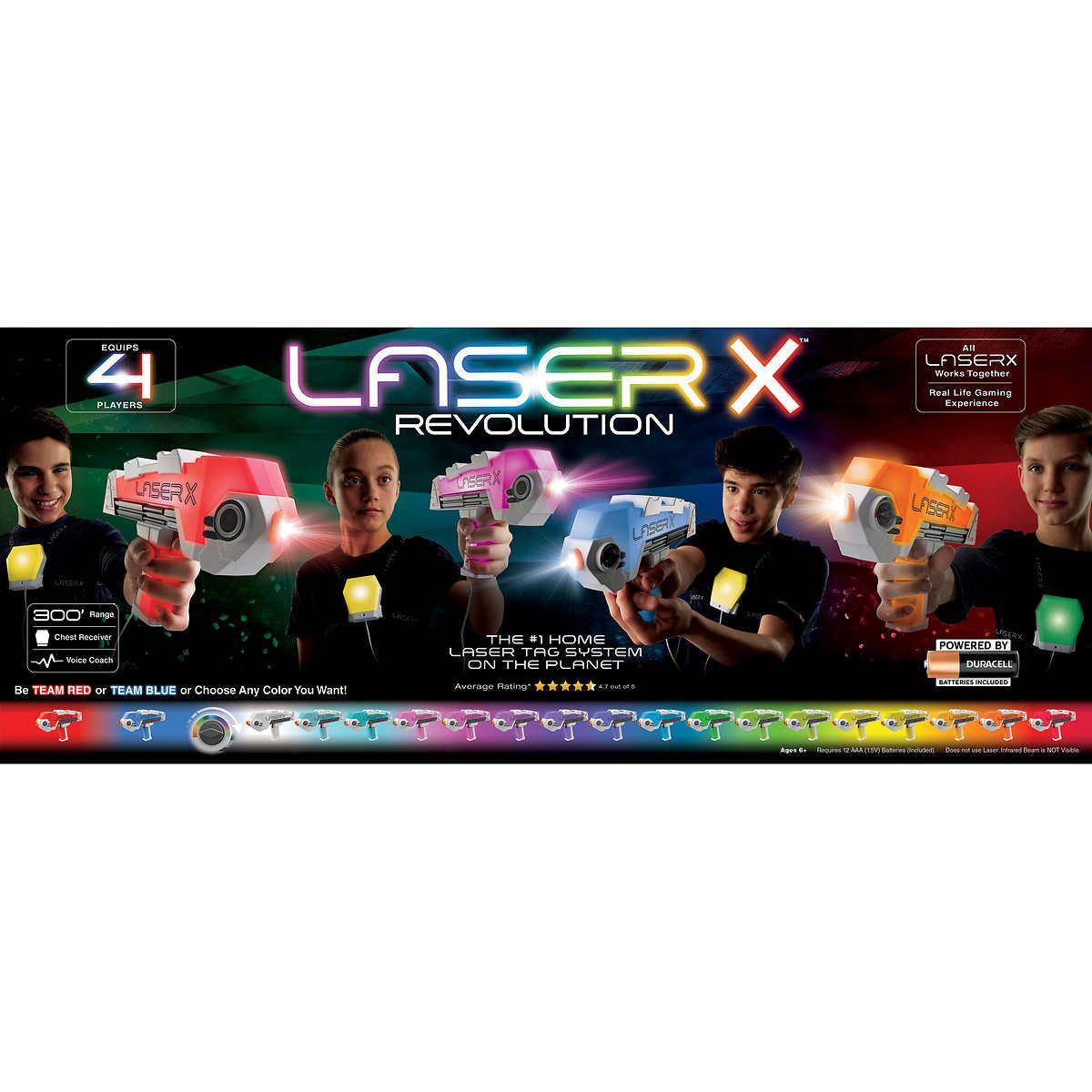 Laser X Blaster Revolution 4 Players