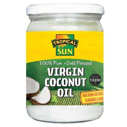 Tropical Sun 100% Pure. Cold Pressed Virgin Coconut Oil- 480ml