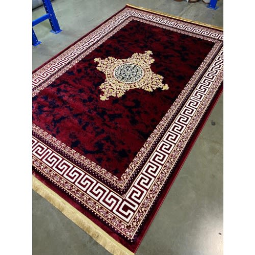 Turkish Retro Shades Center Rug - 7X10ft