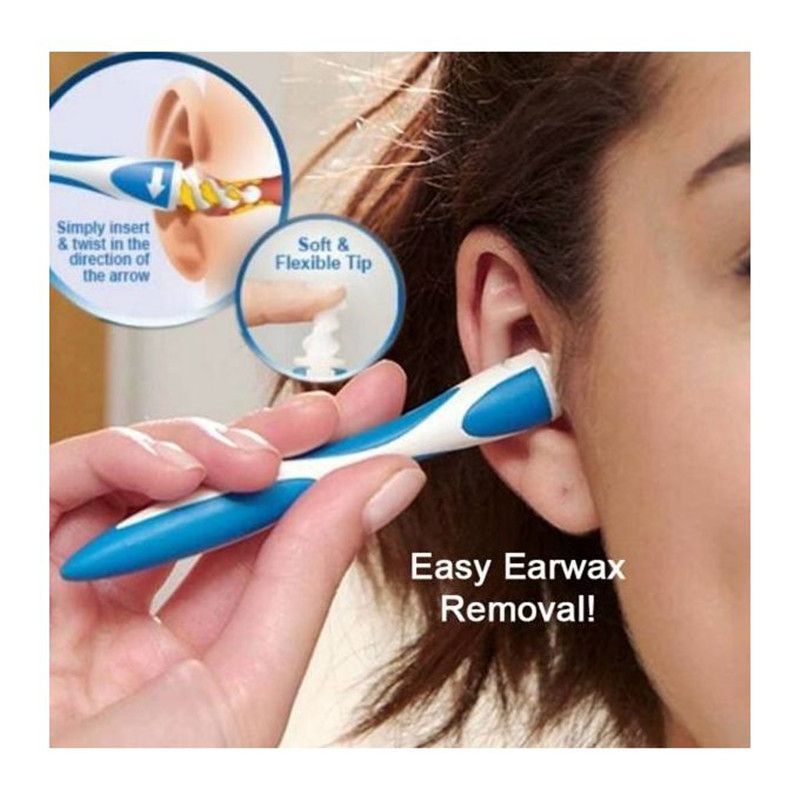 Smart Swab Easy Earwax Removal Soft Spiral Ear Cleaner Prevents Earwax Build Up