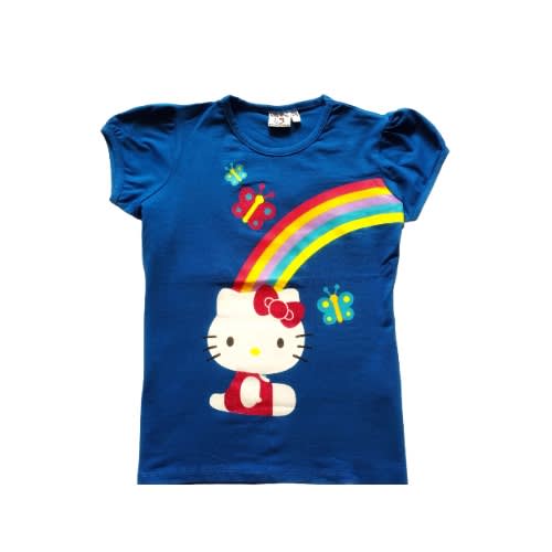 Girls' Short Sleeve Top - Blue