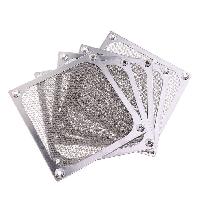 5xPC Cooler 12cm Dustproof PC Case Fan Filter Guard Grill Protector