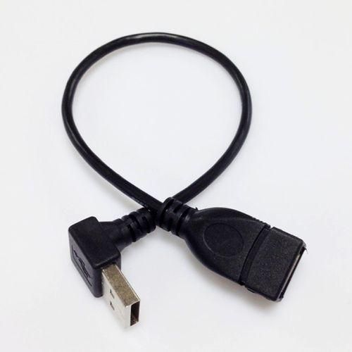 USB2.0 Male To Female Extension Cable 25CM 90