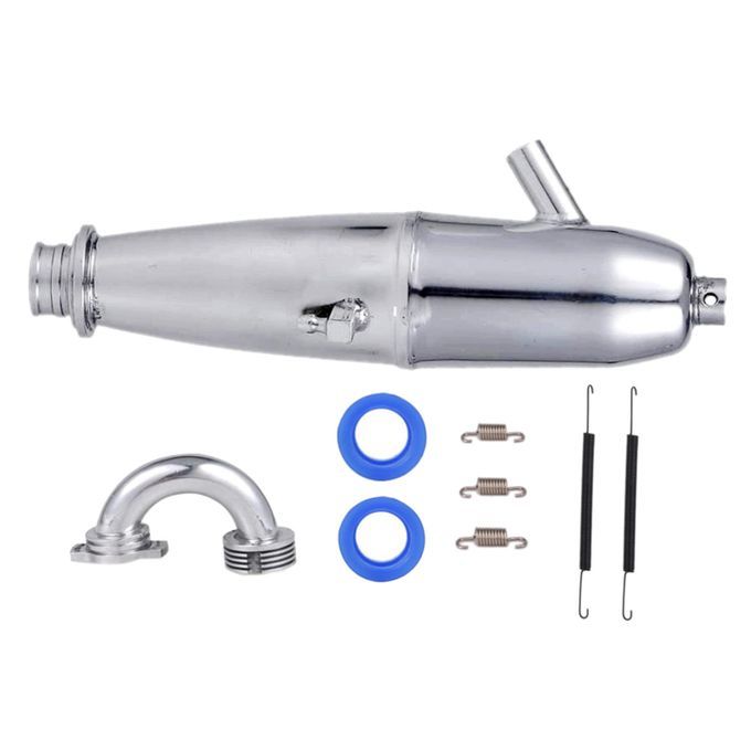 RC Car Exhaust Pipe Exhaust Tubing For 1/8 HPI Model Buggy Upgrade