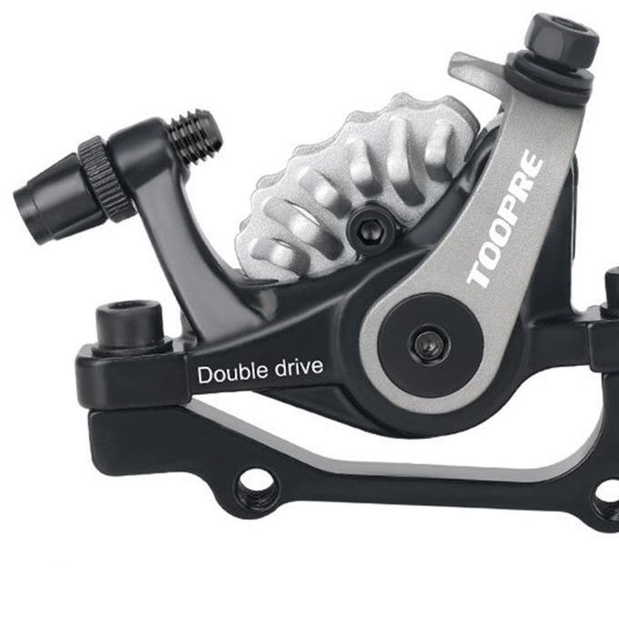 Mountain Road Bike Disc Brake, Bicycle Disc Brake Silver Gray Back