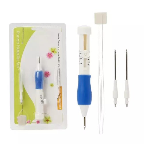 Adjustable Embroidery Punch Needle With 3 Needles