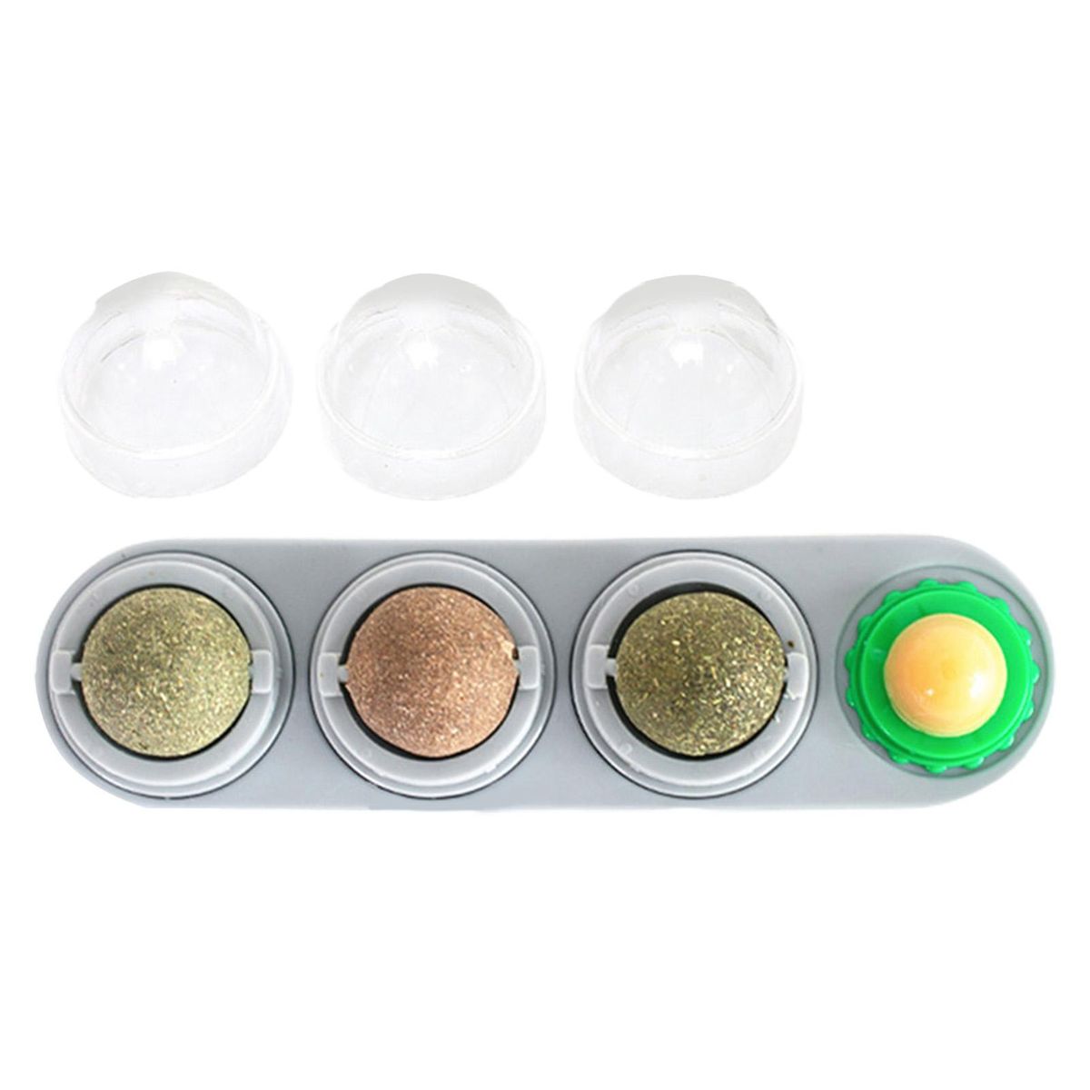 Cats Catnip Ball Teeth Cleaning Cat Toy Grey