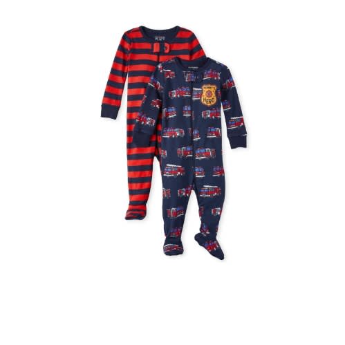 Zip-Up Mum's Hero Cotton Sleep & Play BodySuit- 2 In 1 Pack