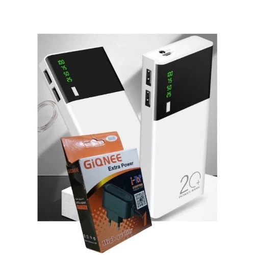 Digital Led Power Bank With Free Android Charger - 40000mAh