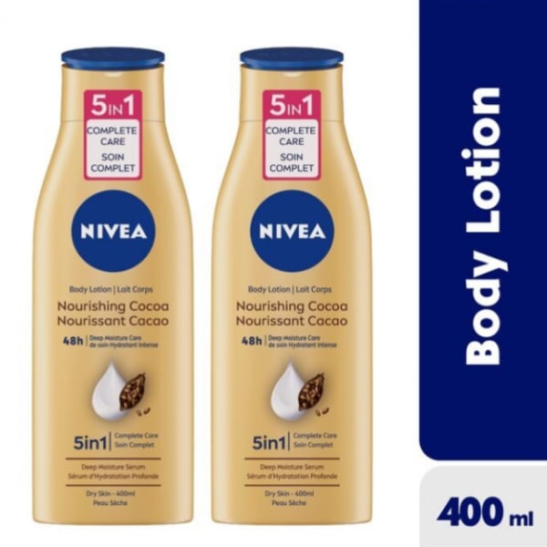 Nourishing Cocoa Body Lotion For Women - 400ml - Pack Of 2