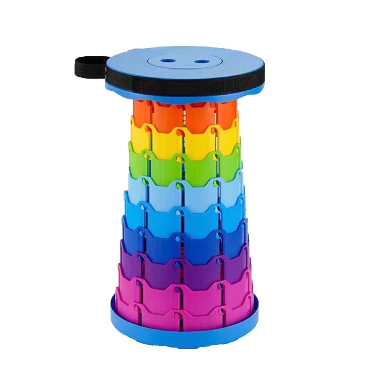 Folding Fishing Chair Camping Picnic Fishing Portable Stool Blue