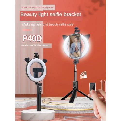 Selfie Stick Tripod  Portable Live Integrated Tripod, Aluminum Artifact Selfie Fill Light