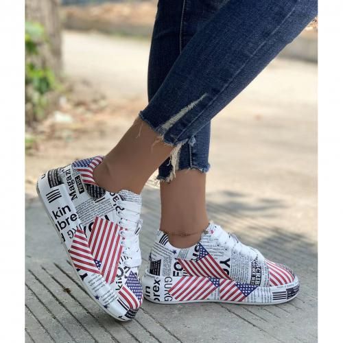 Ladies Platform Shoe Sneakers Female Women Shoe-multicolour