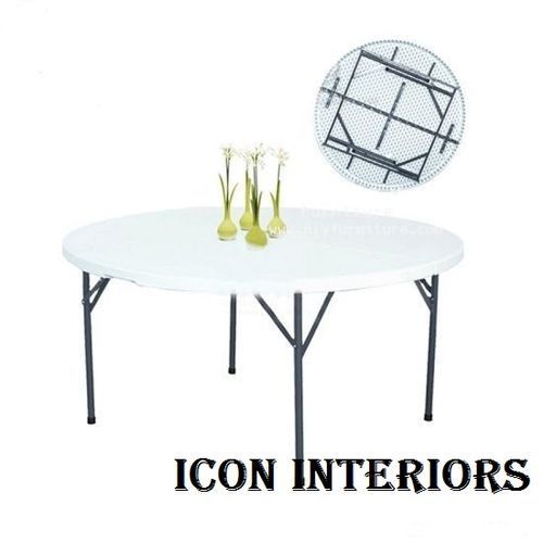 Folding Table Round Plastic- 5FT