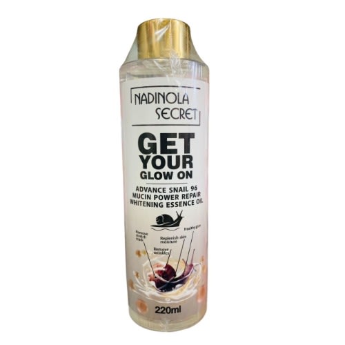 Secret Get Your Glow On Advanced Snail 96 Mucin Whitening Essence Oil 220ml