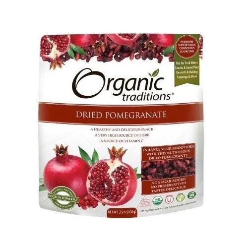 Organic Dried Pomegranates 3.5oz 100g