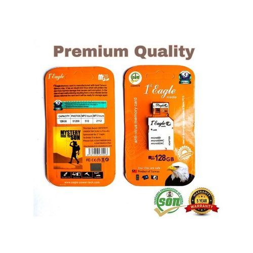 Ist Eagle Media 128GB Powerful Micro Memory SD Card 128gb
