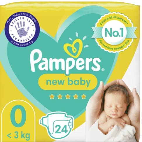 New Baby - Size 0 - 24 Nappies