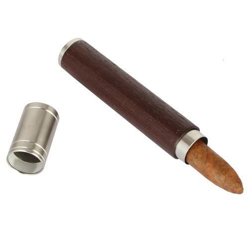 Wood Box Cigar Humidor Travel Cigar Tube Portable Jar Outdoor Humidor Box 1 Holder Cigar Case Accessories Smoker Gift