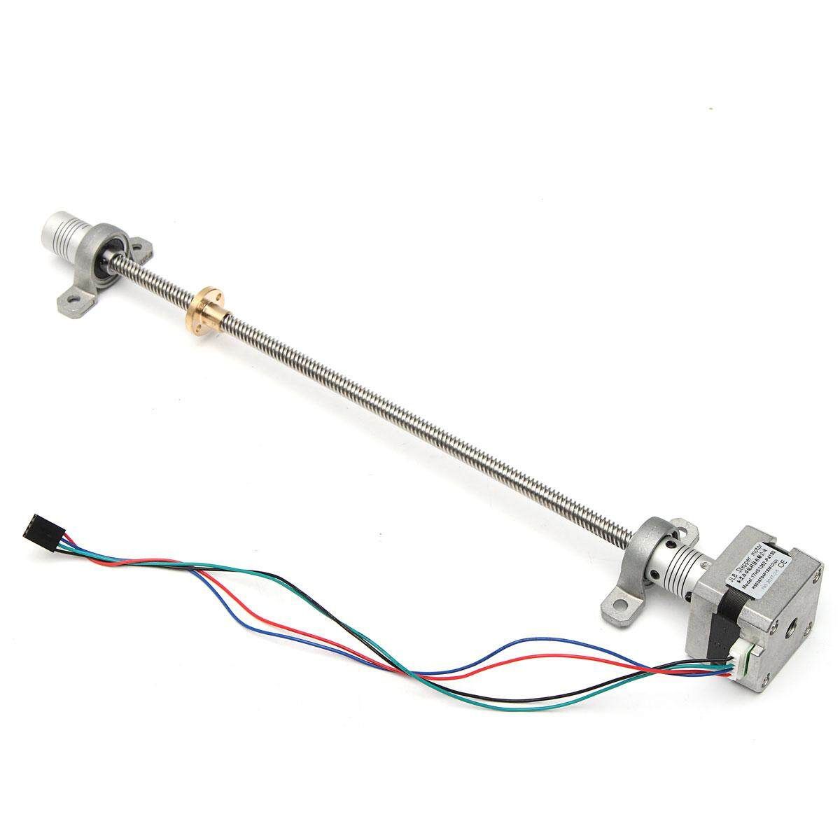 300MM T8 Lead Screw Rod Coupler Bearing Block Coupling W/ Seat For Motor