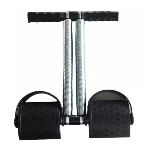 Tummy Trimmer Double Spring Abdominal Workout Tool - Black