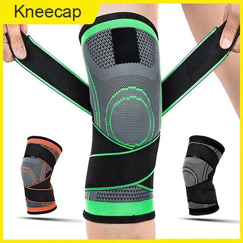 Knee Pads Compression Knee Pads With For Arthritis Breathable Joint Protect Pain Relief Gym Sport Basketball Fitness 1pc(Fluorescent Green)