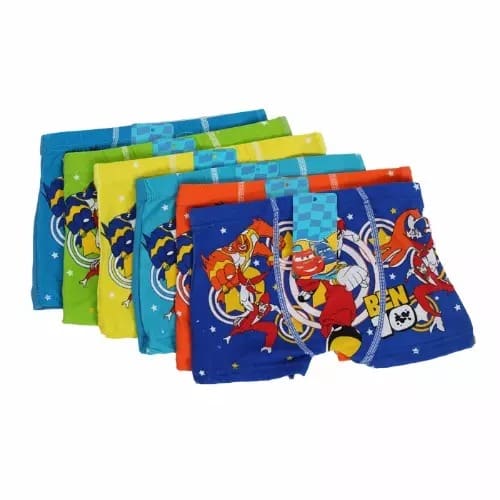 Ben 10 Prints Boy's Boxers - 6 Pieces