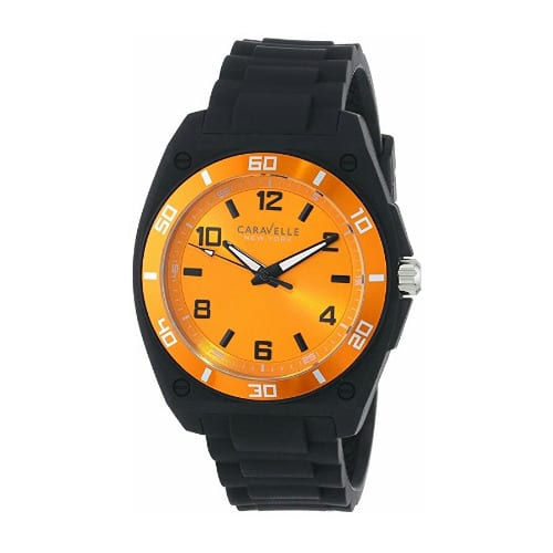 Caravelle New York Men's 45A112 Analog Display Japanese Quartz Watch - Black