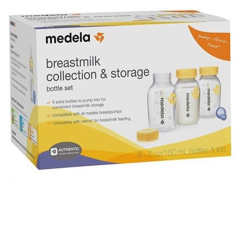 Breast Milk Collection And Storage Bottles - 6 Pack