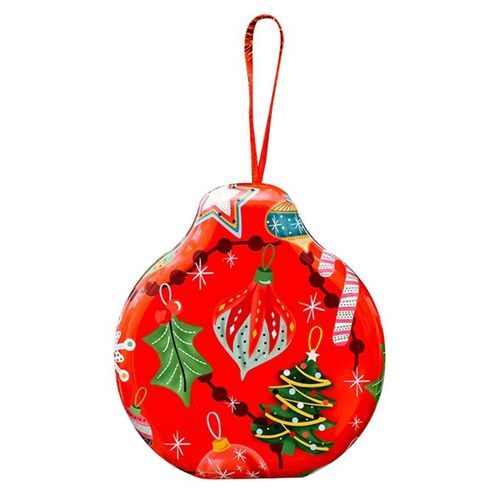 Candy Box Santa Claus Print Exquisite Workmanship-Red