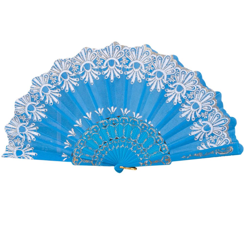 Lace Silk Fan Style 2020 Dance Chinese/Spanish Folding Flower Wedding New Party Hand Held